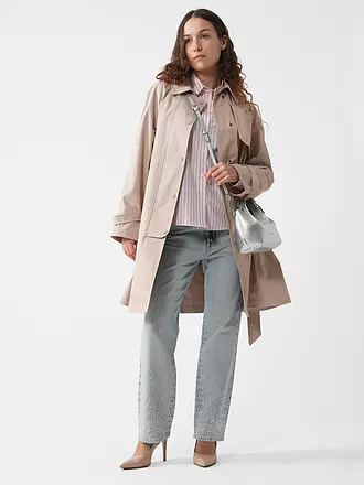 GIANNI CHIARINI | Sac en cuir - Sac Hobo DUA Small | silber